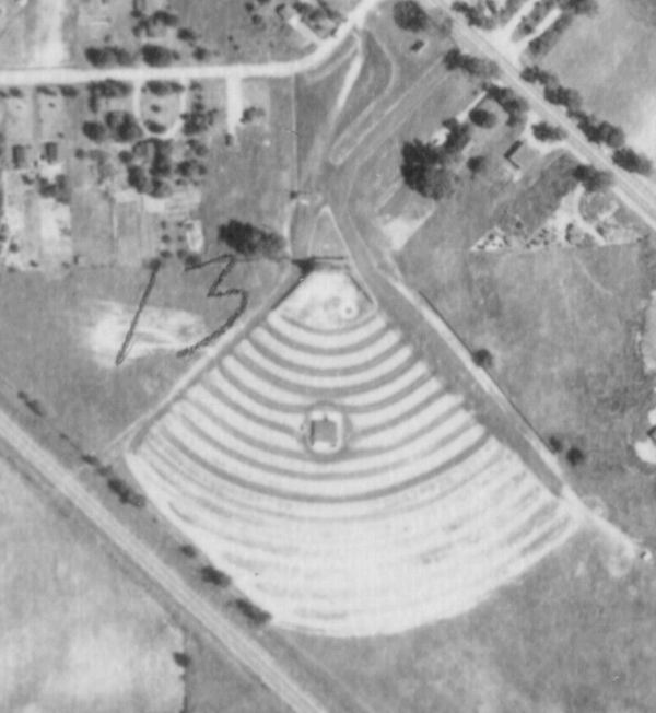 Pontiac Drive-In Theatre - Old Aerial (newer photo)